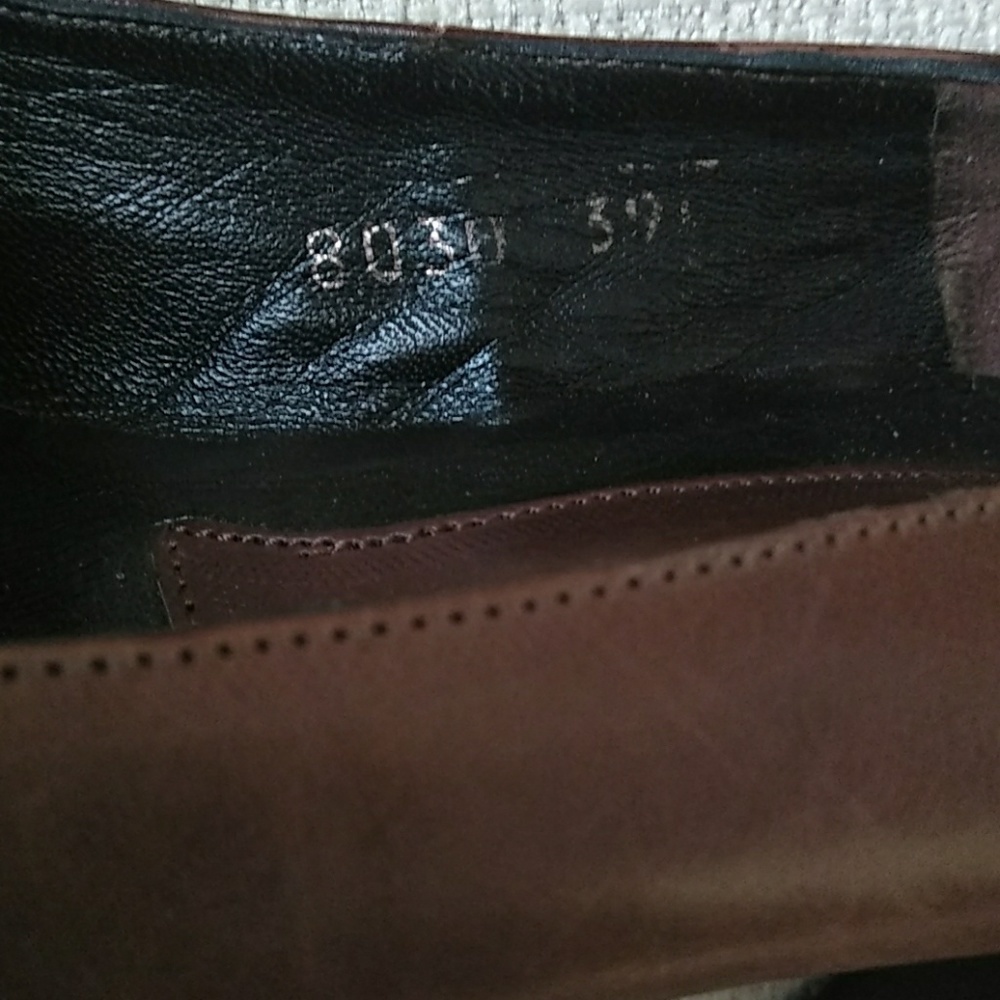 Roberto del Carlo brown leather shoe size 9 - Picture 8 of 8